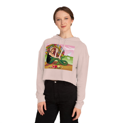Siren Serenade Cropped Hooded Sweatshirt
