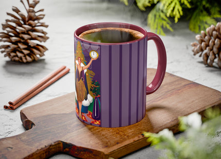 Countdown to Christmas Elegance Colorful Mugs (11oz, 15oz)