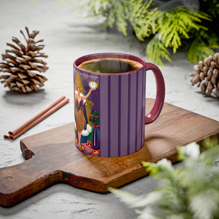 Countdown to Christmas Elegance Colorful Mugs (11oz, 15oz)