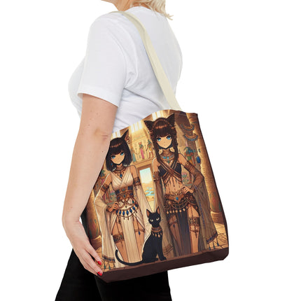 The Egyptian Priestess Cats Tote Bag – Temple Guardians & Ancient Grace