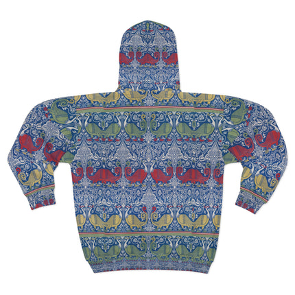 Arabesques by Émile Prisse d'Avennes Zip Hoodie (AOP)