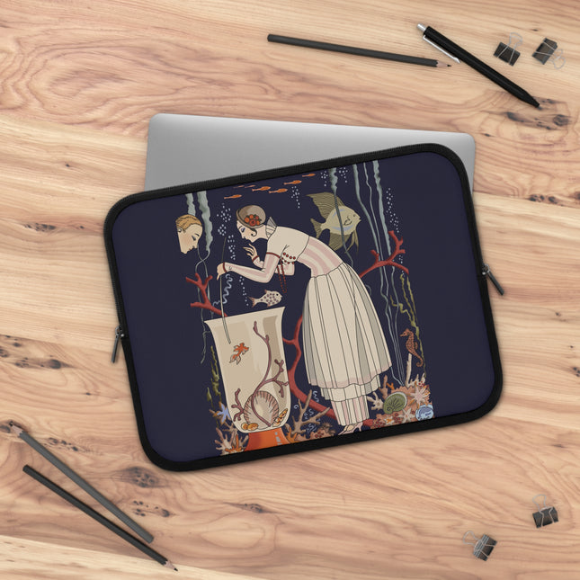 L'Etourdissant Petit Poisson (The Dazzling Little Fish) by George Barbier Laptop Sleeve