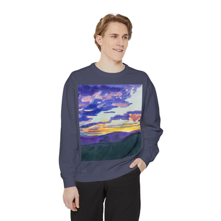 Naturstudie XII by Karl Wiener Garment-Dyed Sweatshirt