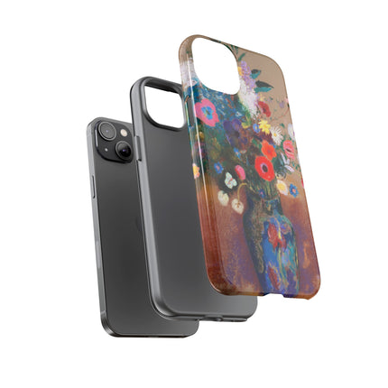 Bouquet of Flowers by Odilon Redon Phone Cases