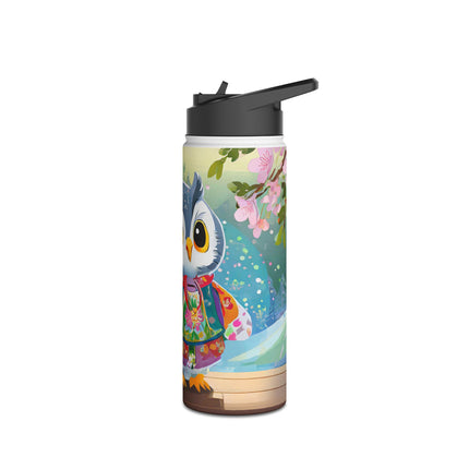 Baby Owl Stainless Steel Water Bottle