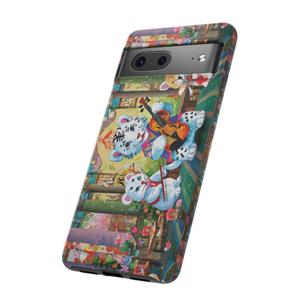 Melodies of the Snow Lion Cub Phone Cases