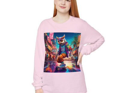 Neon Skater Garment-dyed Long Sleeve T-Shirt