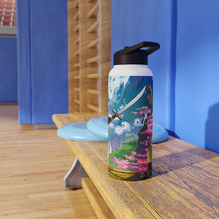Cyber Samurai Rat Stainless Steel Water Bottle