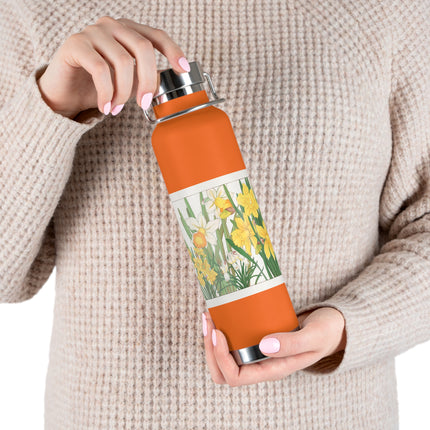 Daffodil by Tanigami Kônan Copper Vacuum Insulated Bottle, 22oz