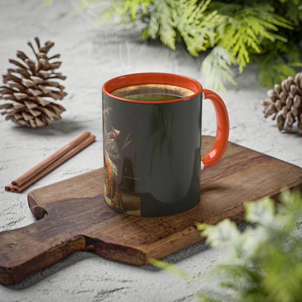 A Rich Kirghiz Huntsman with a Falcon by Vasily Vereshchagin Colorful Mugs, 11oz