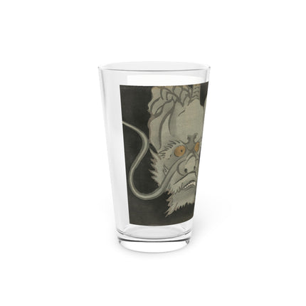 Dragon by Kamisaka Sekka Glass, 16oz