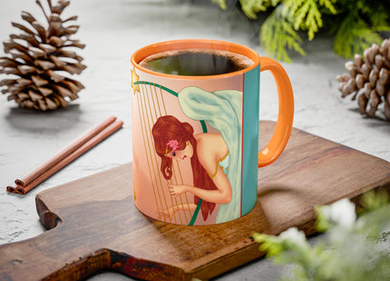 Heavenly Angel Duet Colorful Mugs (11oz, 15oz)
