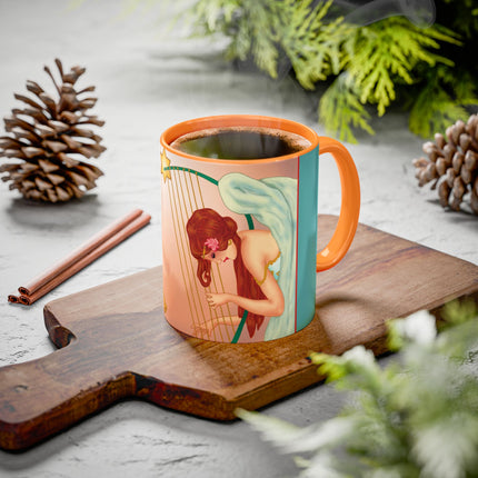 Heavenly Angel Duet Colorful Mugs (11oz, 15oz)