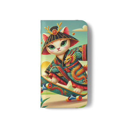 🛹🐉 Dragon Dance on Wheels Flip Case – Bold Adventure & Dynamic Grace