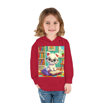 Little Scholar Pup Toddler Pullover Fleece Hoodie