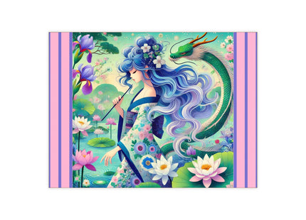 Fairy of the Koi Pond Ceramic Tile