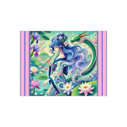 Fairy of the Koi Pond Ceramic Tile