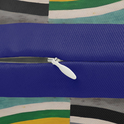 Rythme No. 1 by Robert Delaunay Spun Polyester Lumbar Pillow