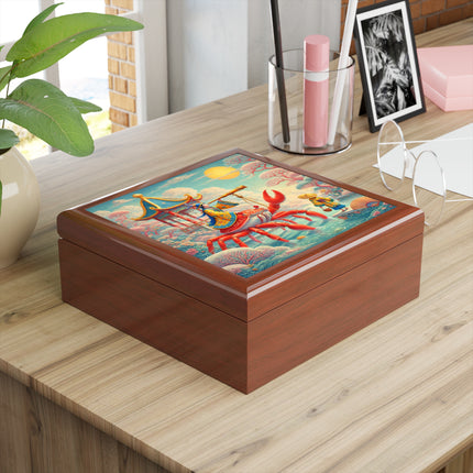The Celestial Crab Navigator Jewelry Box