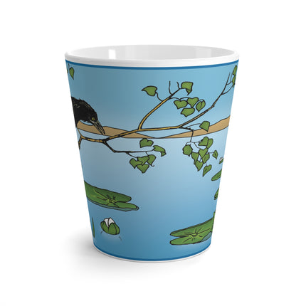 The Crow and the Frog Latte Mug