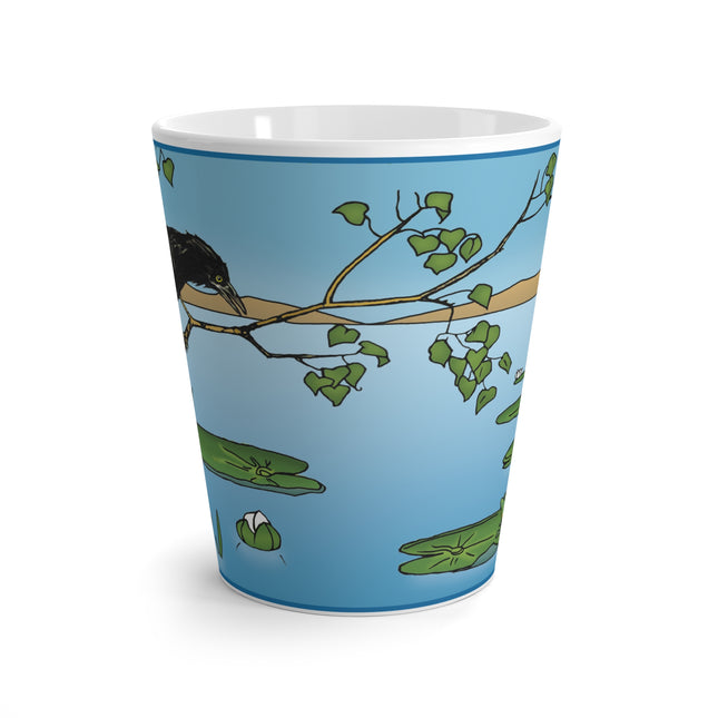 The Crow and the Frog Latte Mug