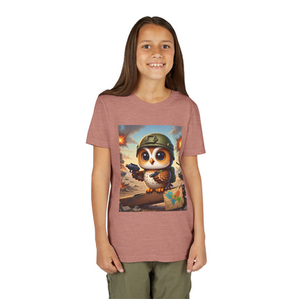 Owl on the Front Lines Youth Short Sleeve Tee