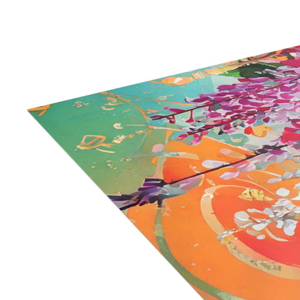 Golden Wisteria Elegance Postcard Bundles (envelopes included) - Bundles of 10, 30, 50 Pieces