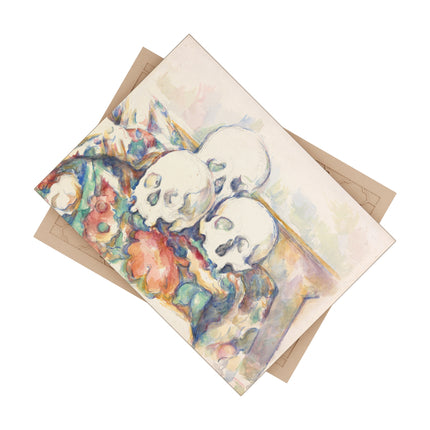 The Three Skulls by Paul Cézanne Ceramic Tile