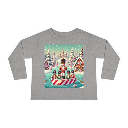 Nutcracker Candy-Striped Adventure Toddler Long Sleeve Tee