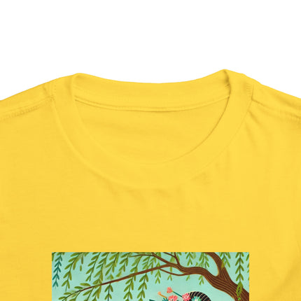 Sparrow Dance Geisha Fairy Toddler Short Sleeve Tee