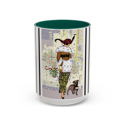 Wrapped in Elegance Colorful Mugs (11oz, 15oz)
