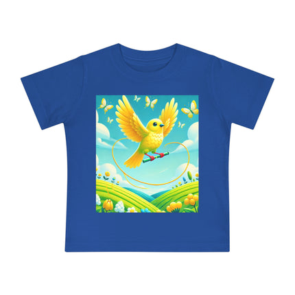 Canary Jumping Rope Baby T-Shirt – A Little Burst of Sunshine