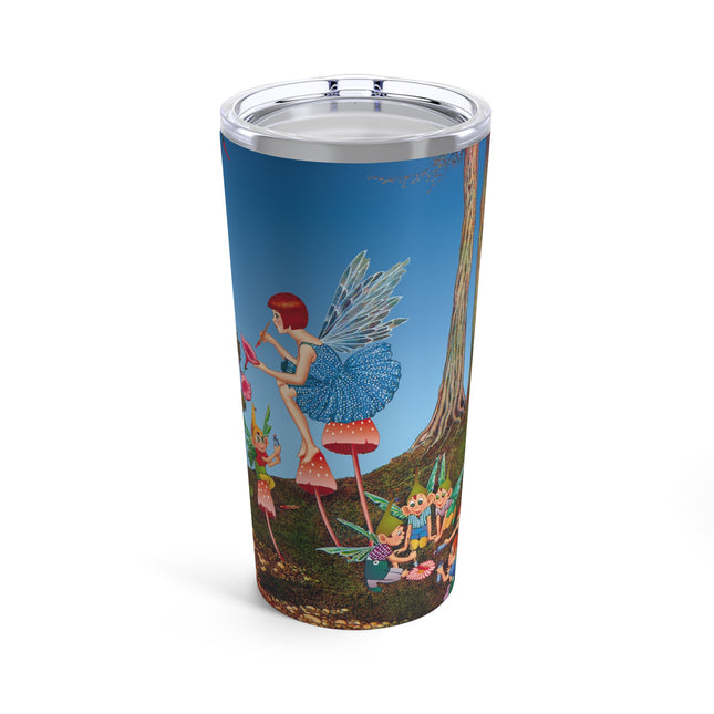 Periwinkle Painting the Petals by Ida Outhwaite Tumbler 20oz