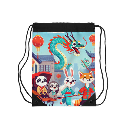 The Little Dragon and Friends Drawstring Bag – Friendship, Adventure & Storybook Charm