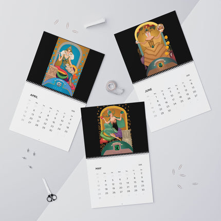 Celestial Jewels: The Zodiac Birthstone Art Wall Calendars (2026)