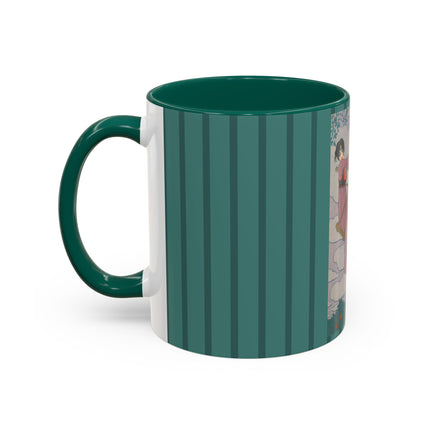 La balançoire by Georges Lepape Colorful Mugs (11oz, 15oz)