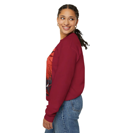Halloween Night Scene Unisex Heavy Blend™ Crewneck Sweatshirt