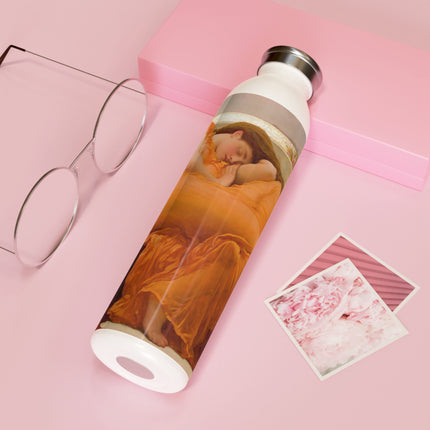 Flaming June by Frederic Leighton Slim Water Bottle