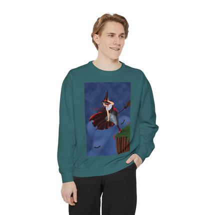 The Enchanted Witch Unisex Garment-Dyed Sweatshirt