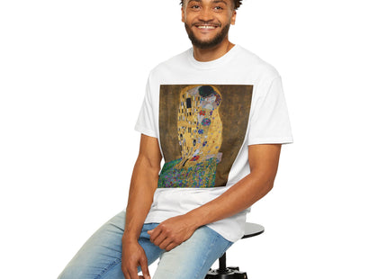 The Kiss by Gustav Klimt Unisex Garment-Dyed T-shirt