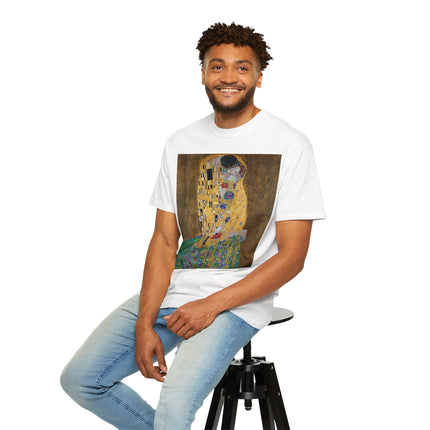 The Kiss by Gustav Klimt Unisex Garment-Dyed T-shirt