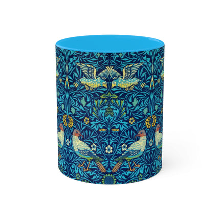 Bird by William Morris Colorful Mugs, 11oz
