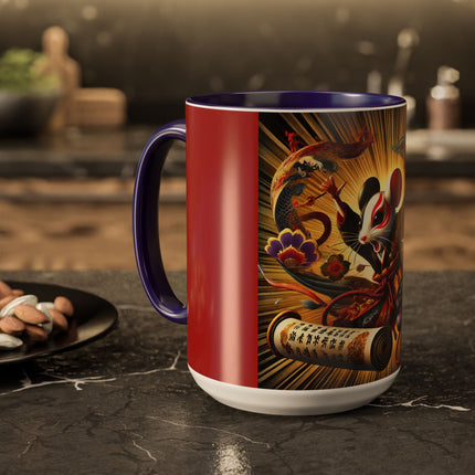 Theatrical Mouse on a Mission Colorful Mugs (11oz, 15oz)