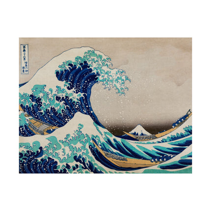 The Great Wave off Kanagawa by Katsushika Hokusai Matte Horizontal Posters