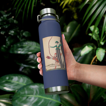 L'Arc Rouge by George Barbier Copper Vacuum Insulated Bottle, 22oz