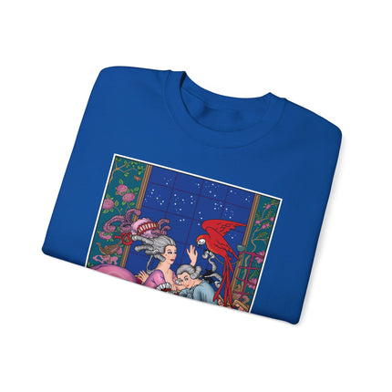 The Jealous Parrot by George Barbier Heavy Blend™ Crewneck Sweatshirt