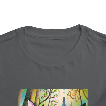Fairy Animals Writing Wishes Toddler Short Sleeve Tee