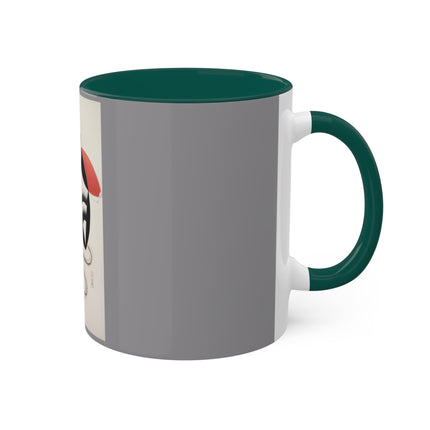 Illustrations of Japanese Toys Pl.056 by Kawasaki Kyosen Colorful Mugs, 11oz