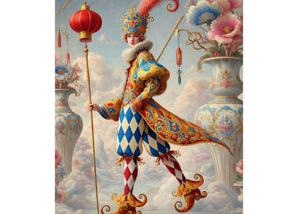 The Ornamental Jester Matte Vertical Posters