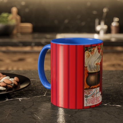 The Hallowe'en Cauldron In the Firelight's Gleam Colorful Mugs (11oz, 15oz)